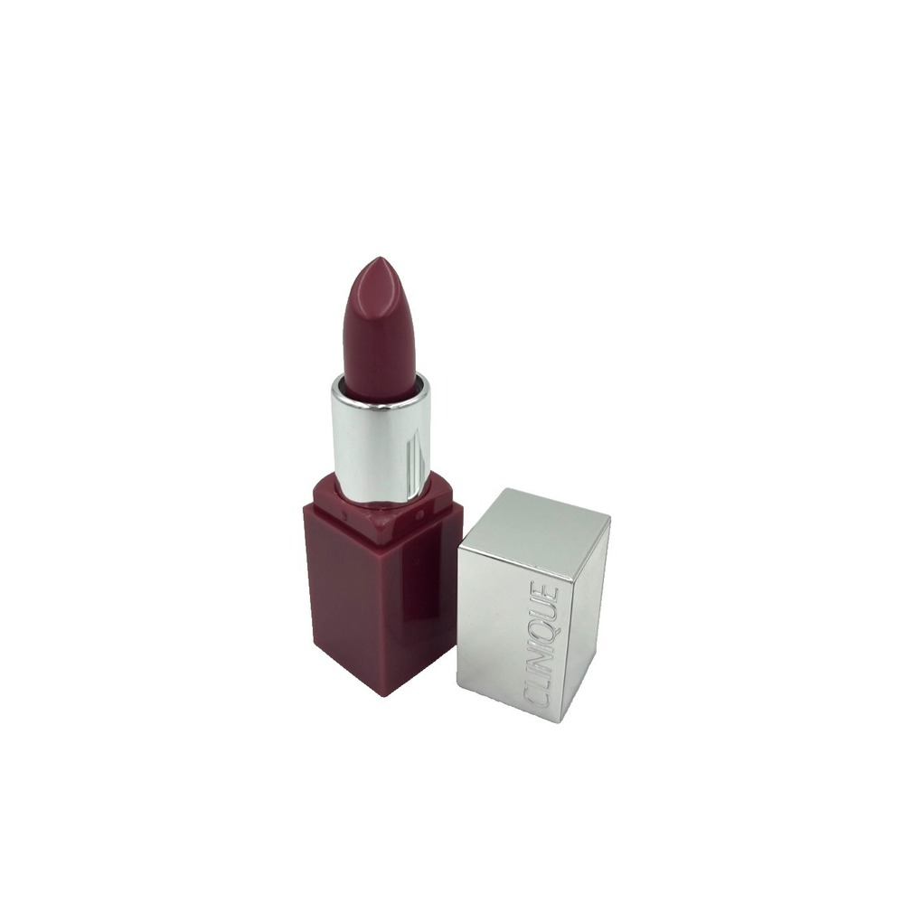 Clinique Pop Lip Colour + Primer‎ 14 Plum Pop Lipstick Set of 3 Travel Size